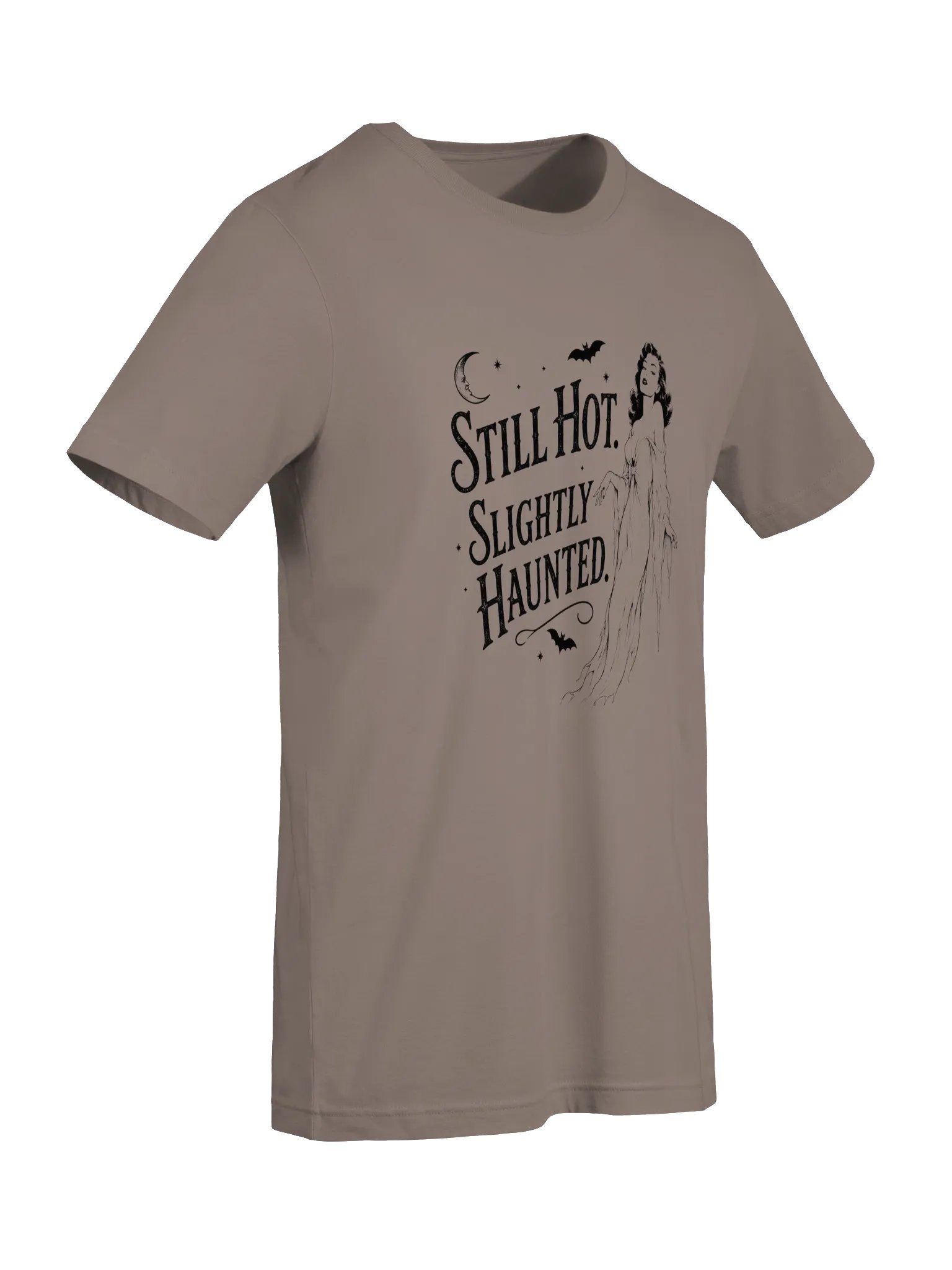 Still Hot. Slightly Haunted. | Vintage Halloween Tee product image (6)
