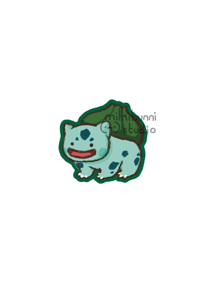 Bulbasaur Pokopia Sticker product image (1)