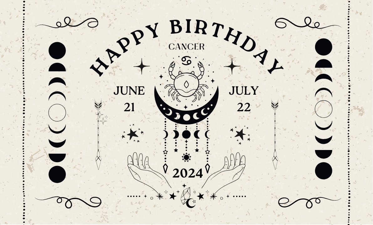 Celestial Cancer Birthdate Candle Design, Birth Month Birthday Gift product image (5)