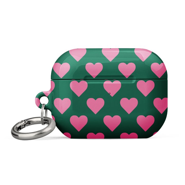 Bubblegum & Forest Just Hearts - Airpods Case product image (1)