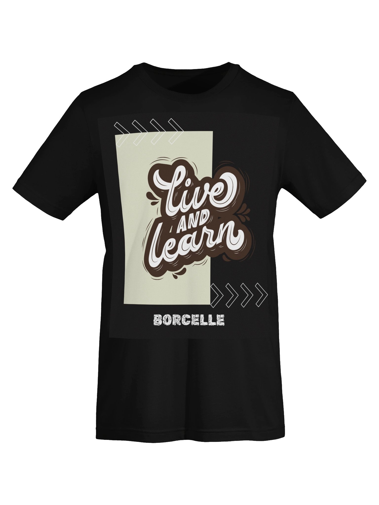 Live and Learn T-Shirt | Inspirational Typography Graphic Tee for Women | Positive Quote Shirt | Motivational Gift product image (3)