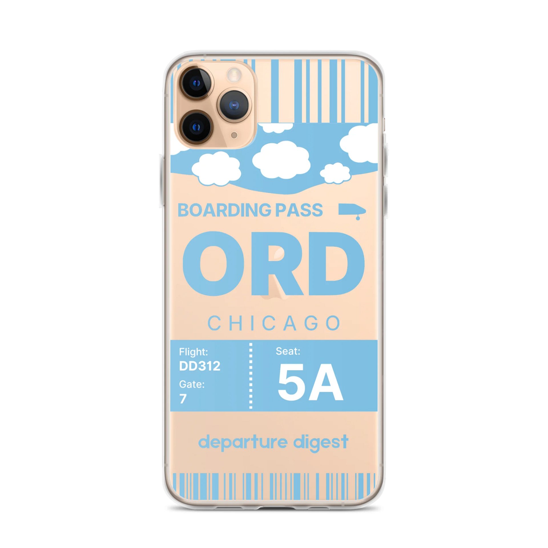 ORD: Chicago O'Hare Boarding Pass Case (iPhone) product image (1)