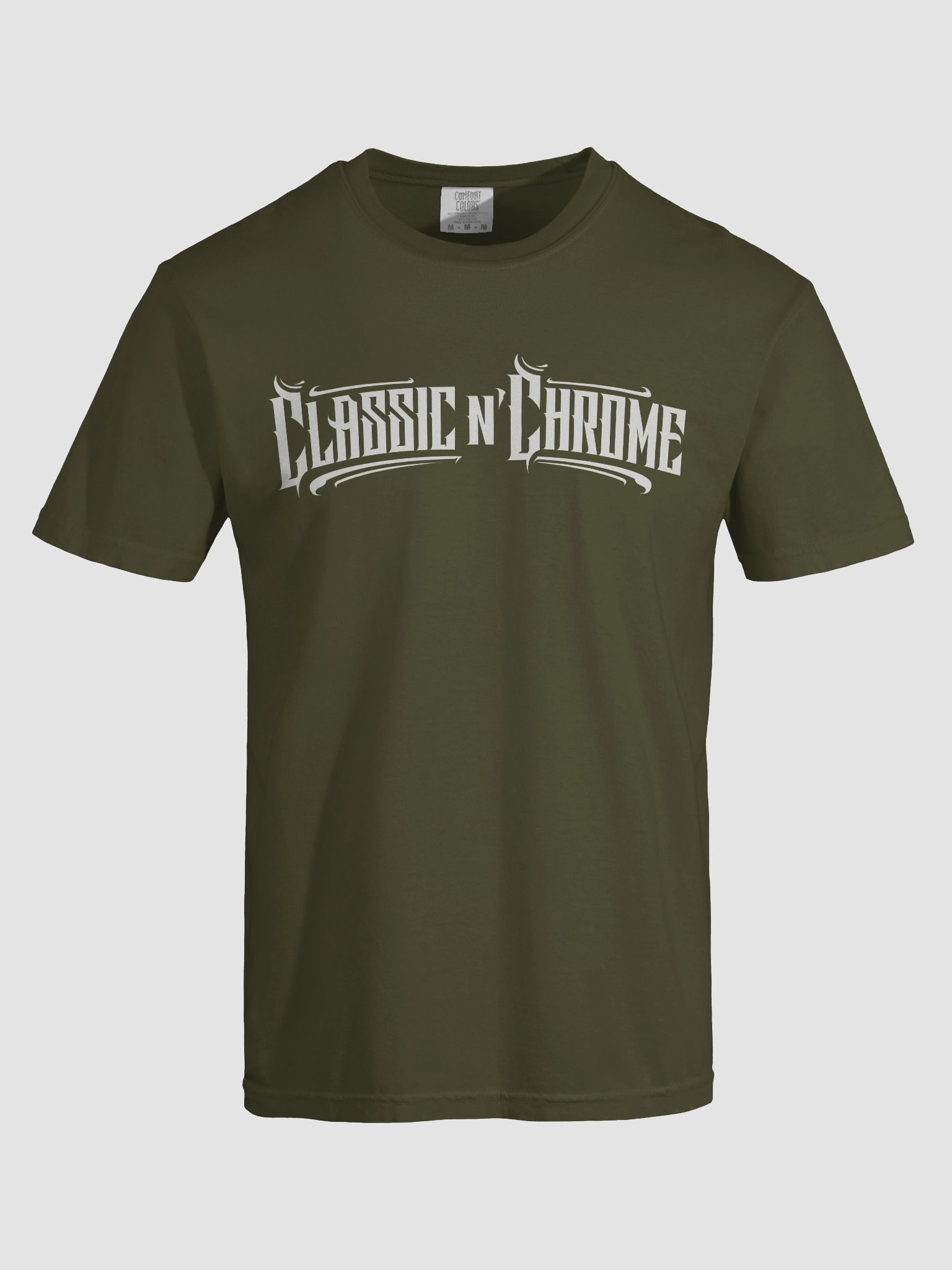 Olive Classic N Chrome Shirt x Redneck back print product image (7)