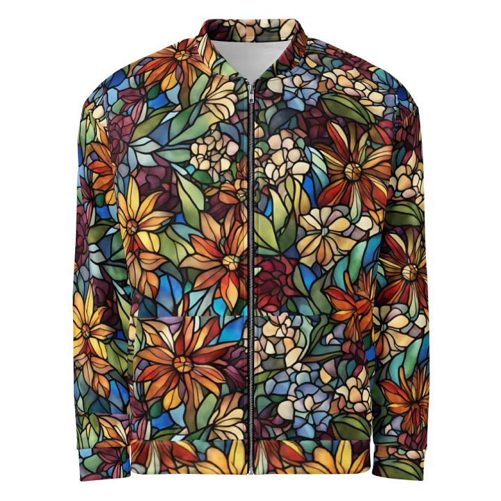Phantasmagorical Floral Fiesta Bomber Jacket product image (1)