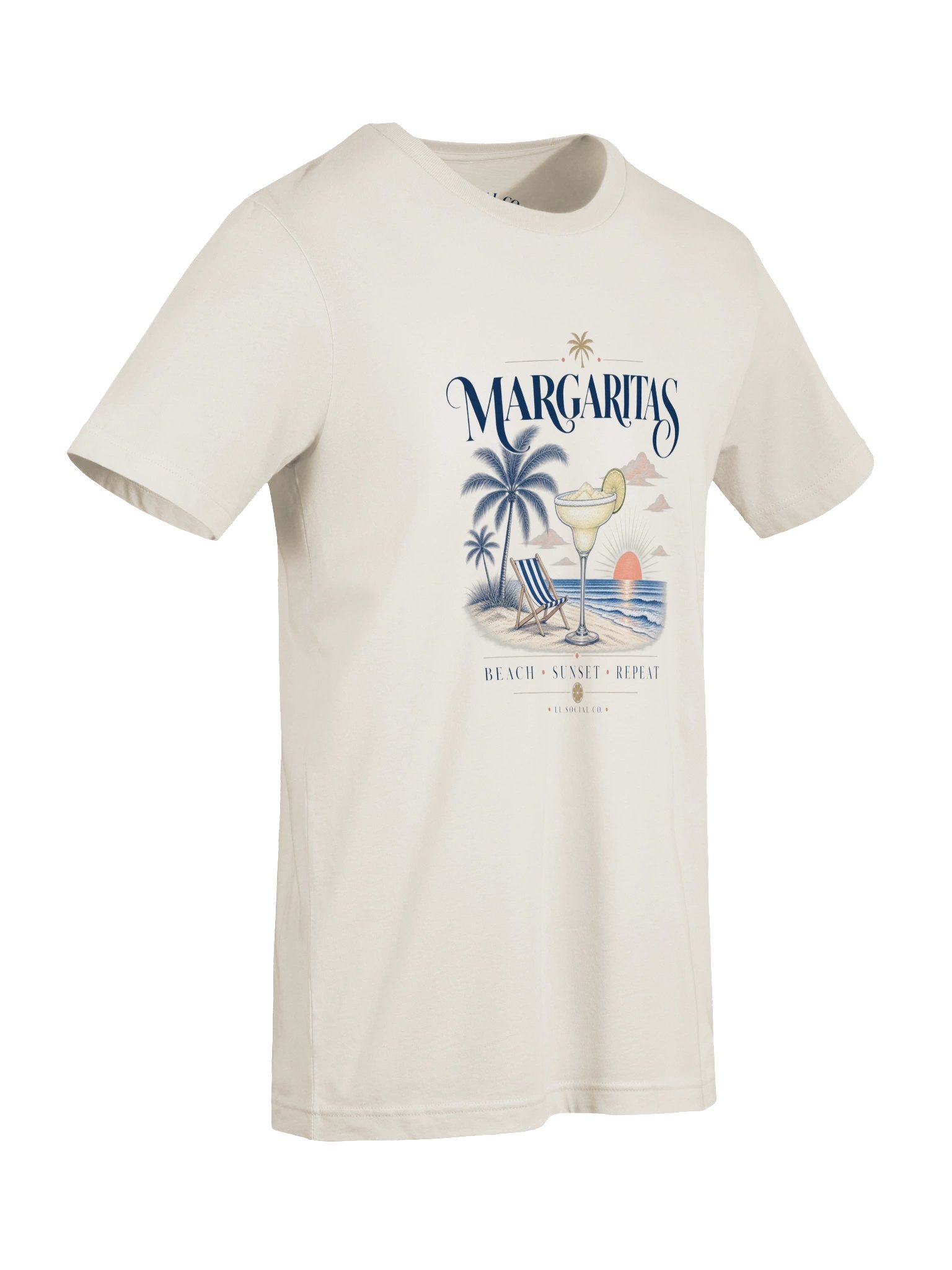 Margaritas Beach Sunset Repeat - Unisex Resort Tee product image (7)