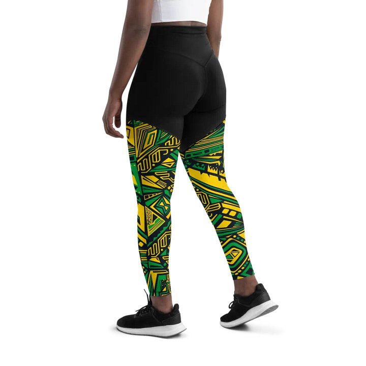 JAMAICA AZTEC PRINT LEGGIGS product image (1)
