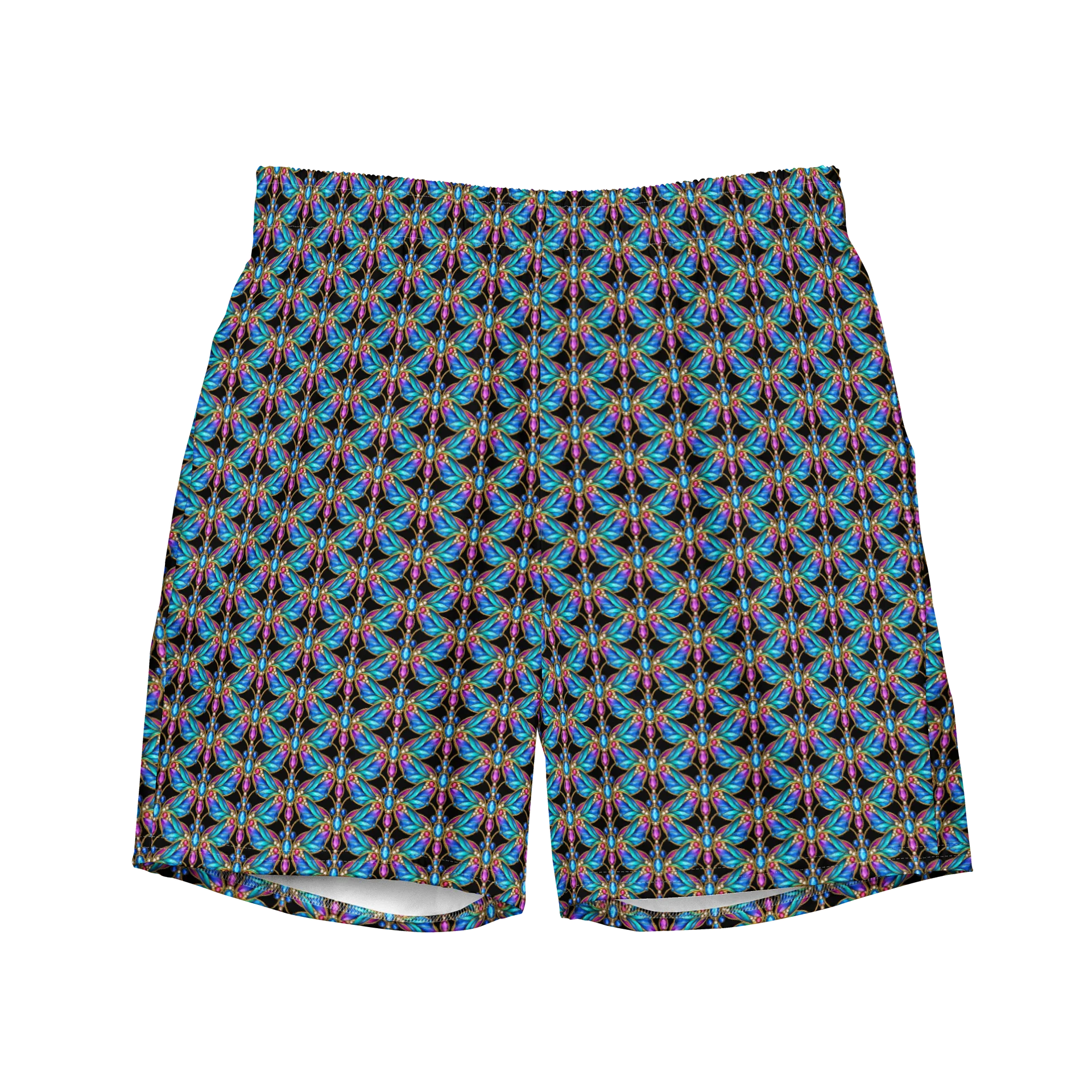 Dragonfly All-Over Print Swim Trunks product image (1)