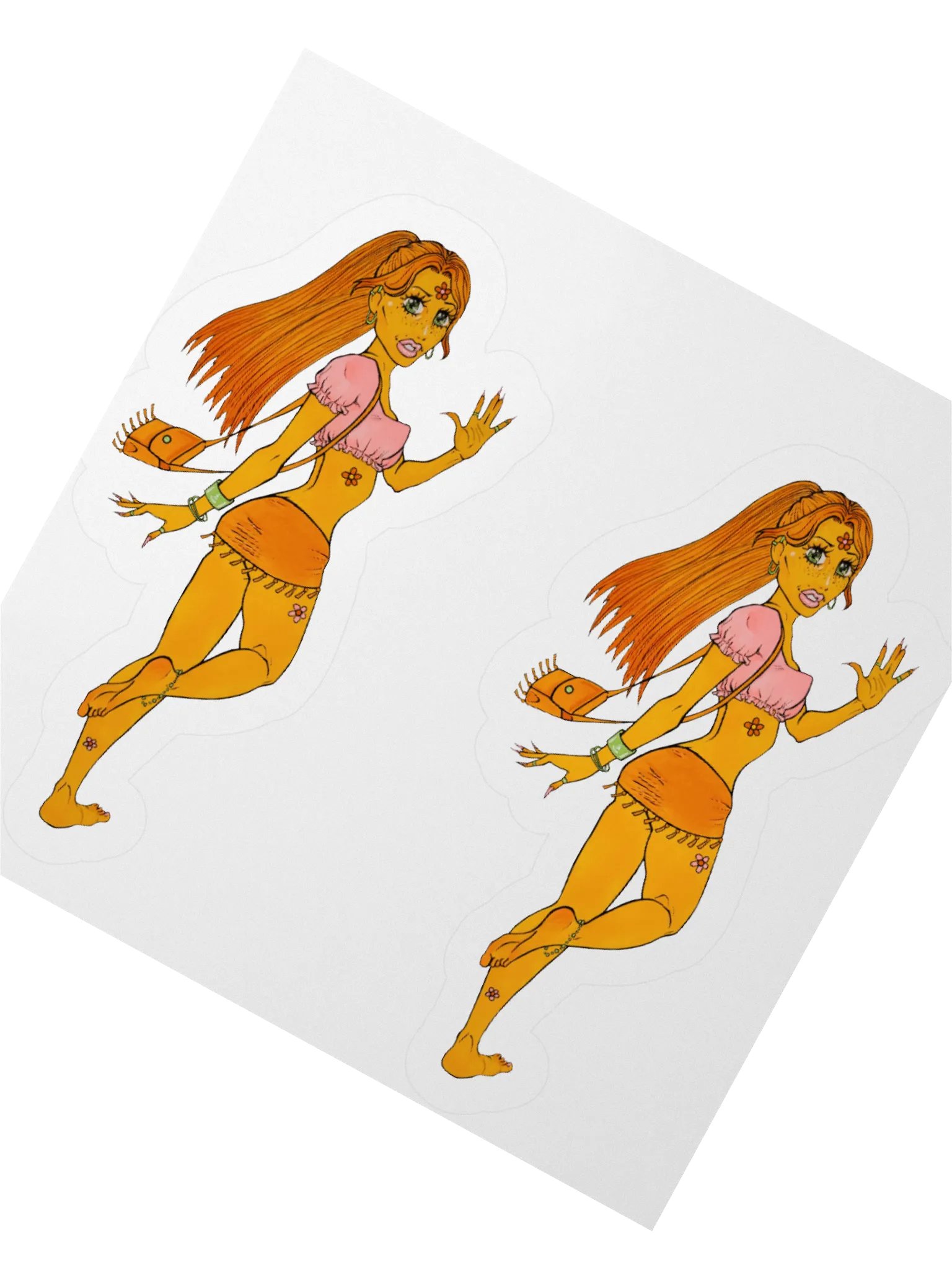 Pinuptober day 30 small stickers product image (2)