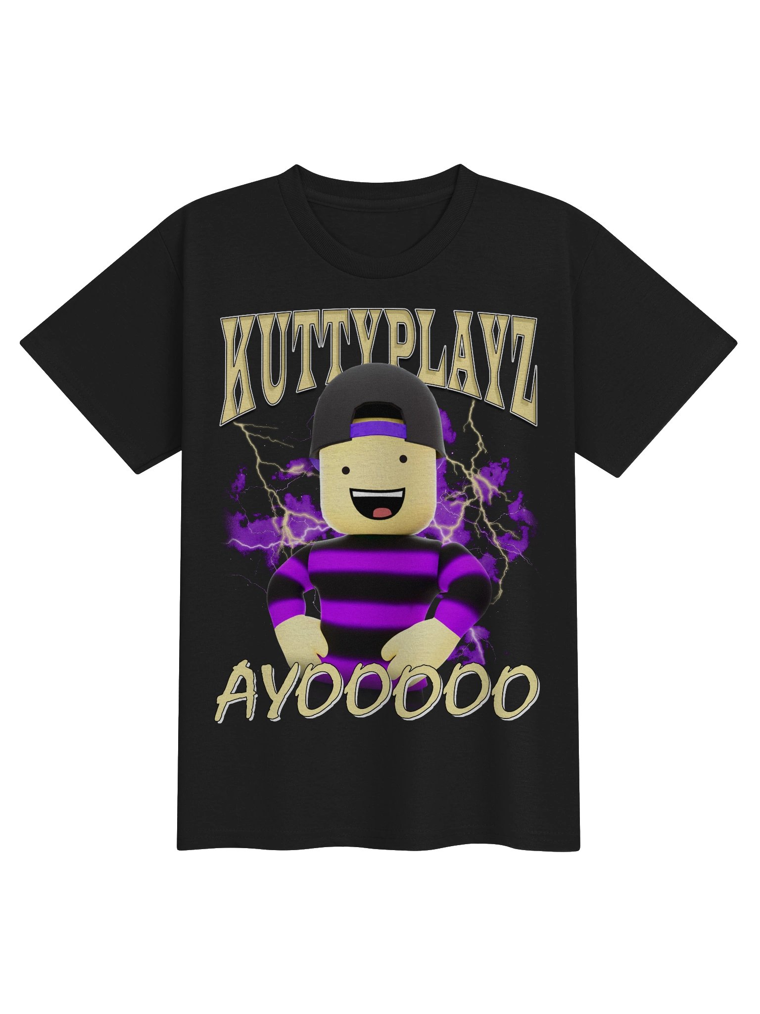 (Kids) KuttyPlayz "AYOOOO" Energy Tee product image (1)