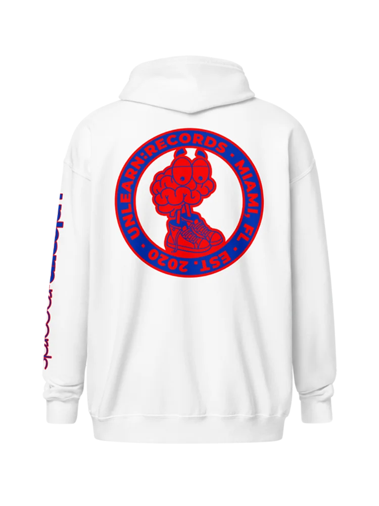 Brain Zip-Up Hoodie: Light product image (7)