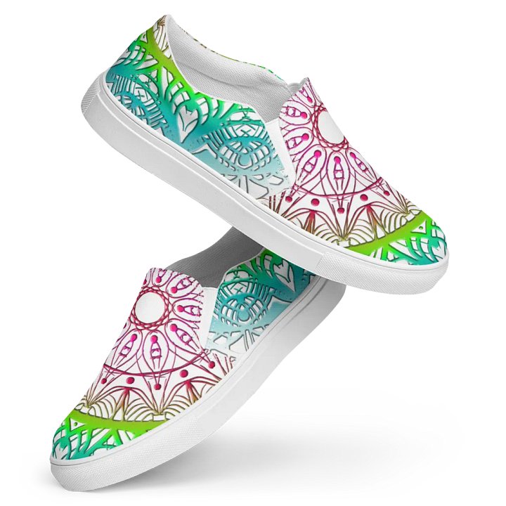 Radiant Mandala Slip-Ons product image (1)