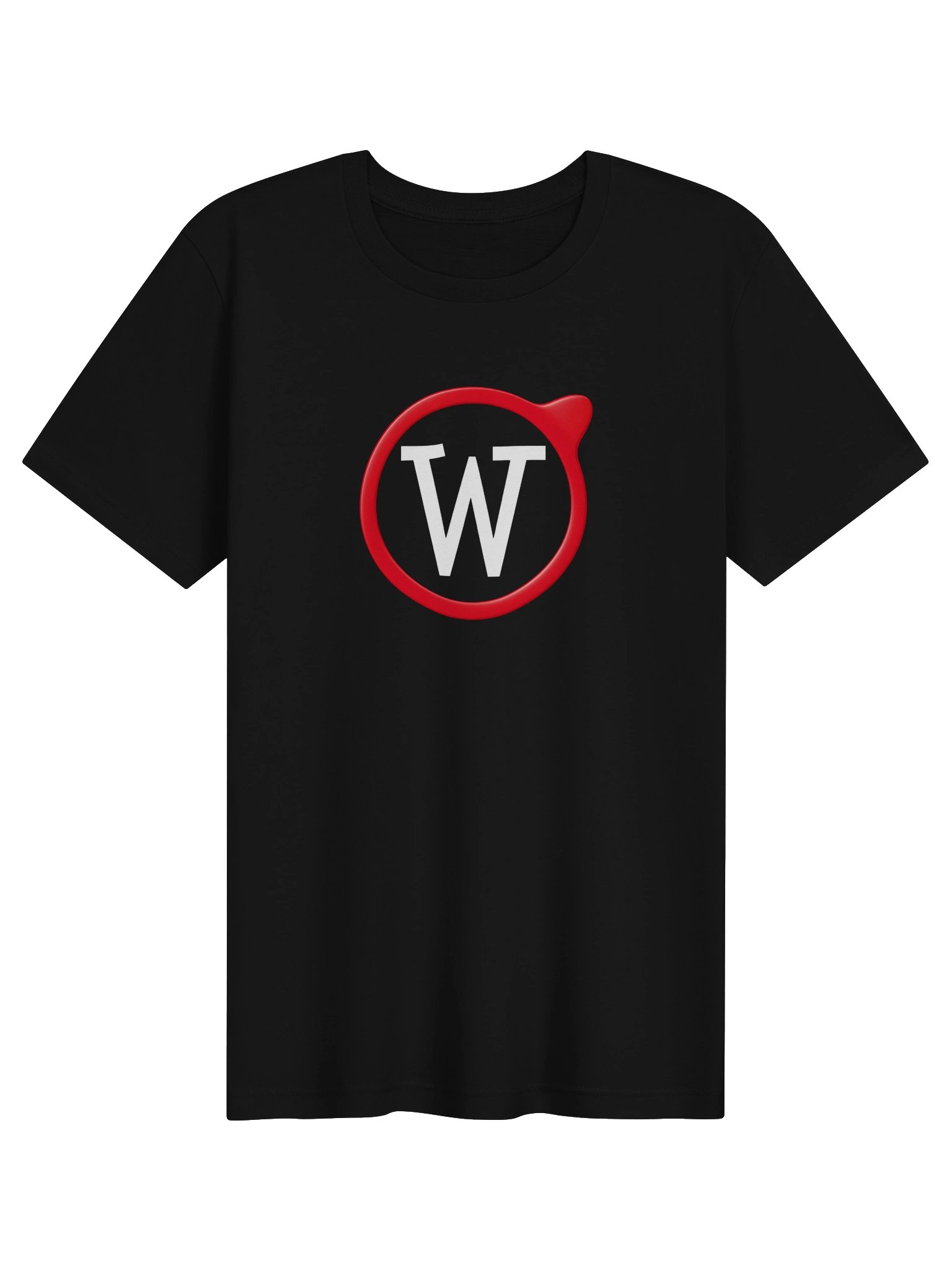 the striking Weckipedia logo on a supersoft t-shirt - black product image (1)
