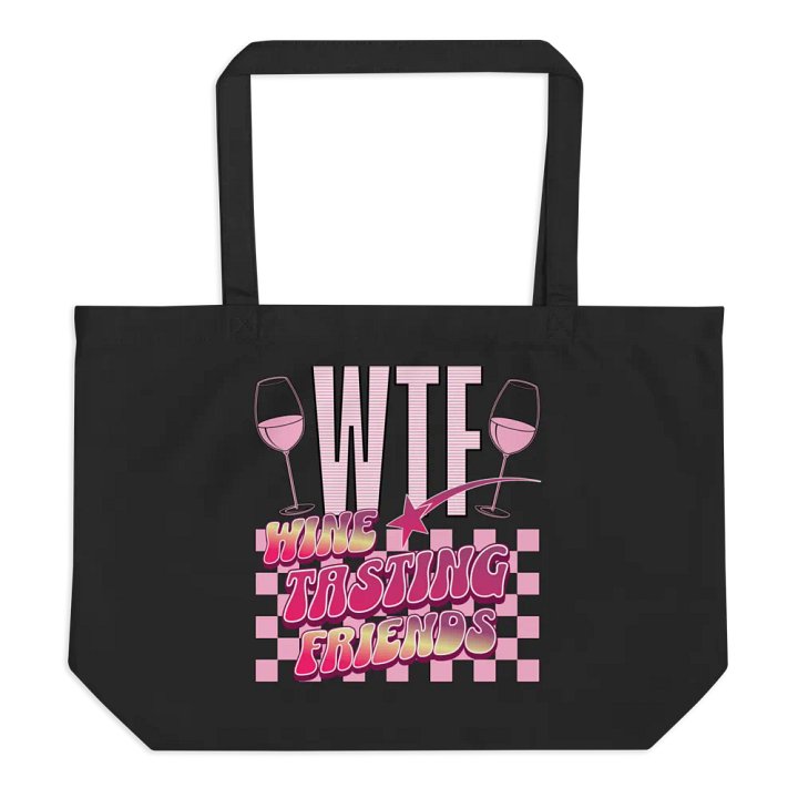 WTF Wine Tasting Friends Tote Bag product image (1)