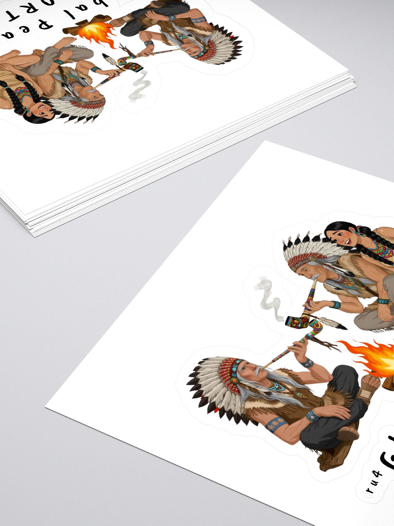 Peaceful Gathering Kiss Cut Stickers product image (4)