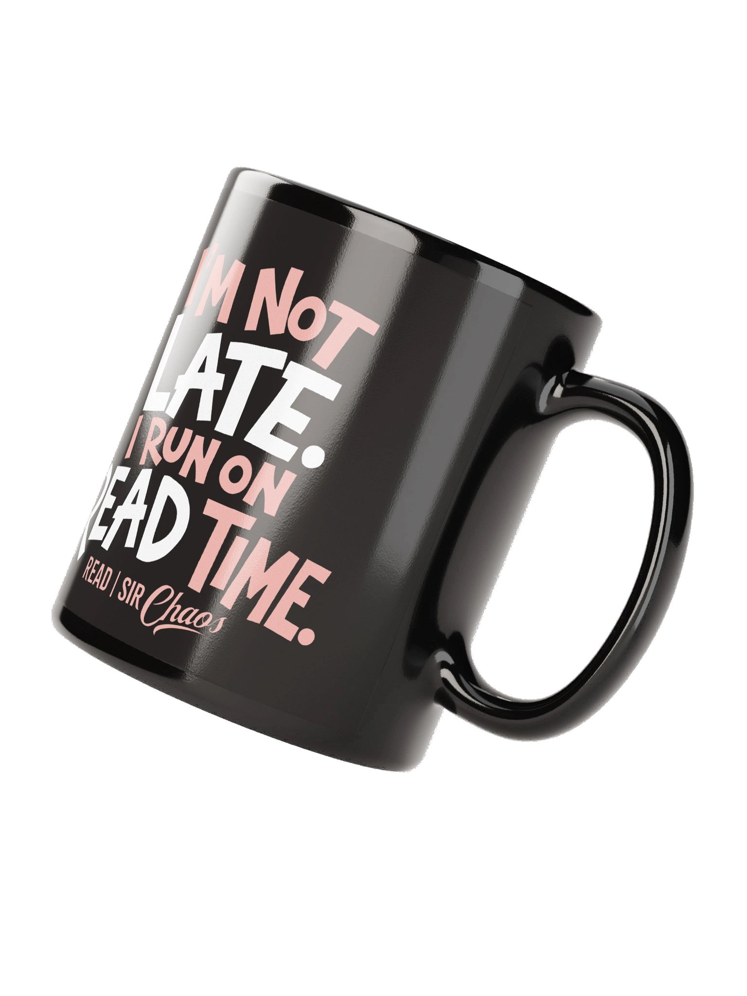 Read Time Black Mug product image (7)