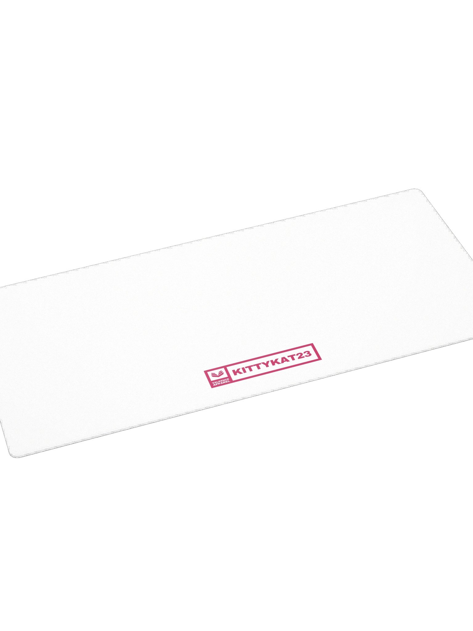 Kittykat23 Extended Gaming Mouse Pad - White product image (3)