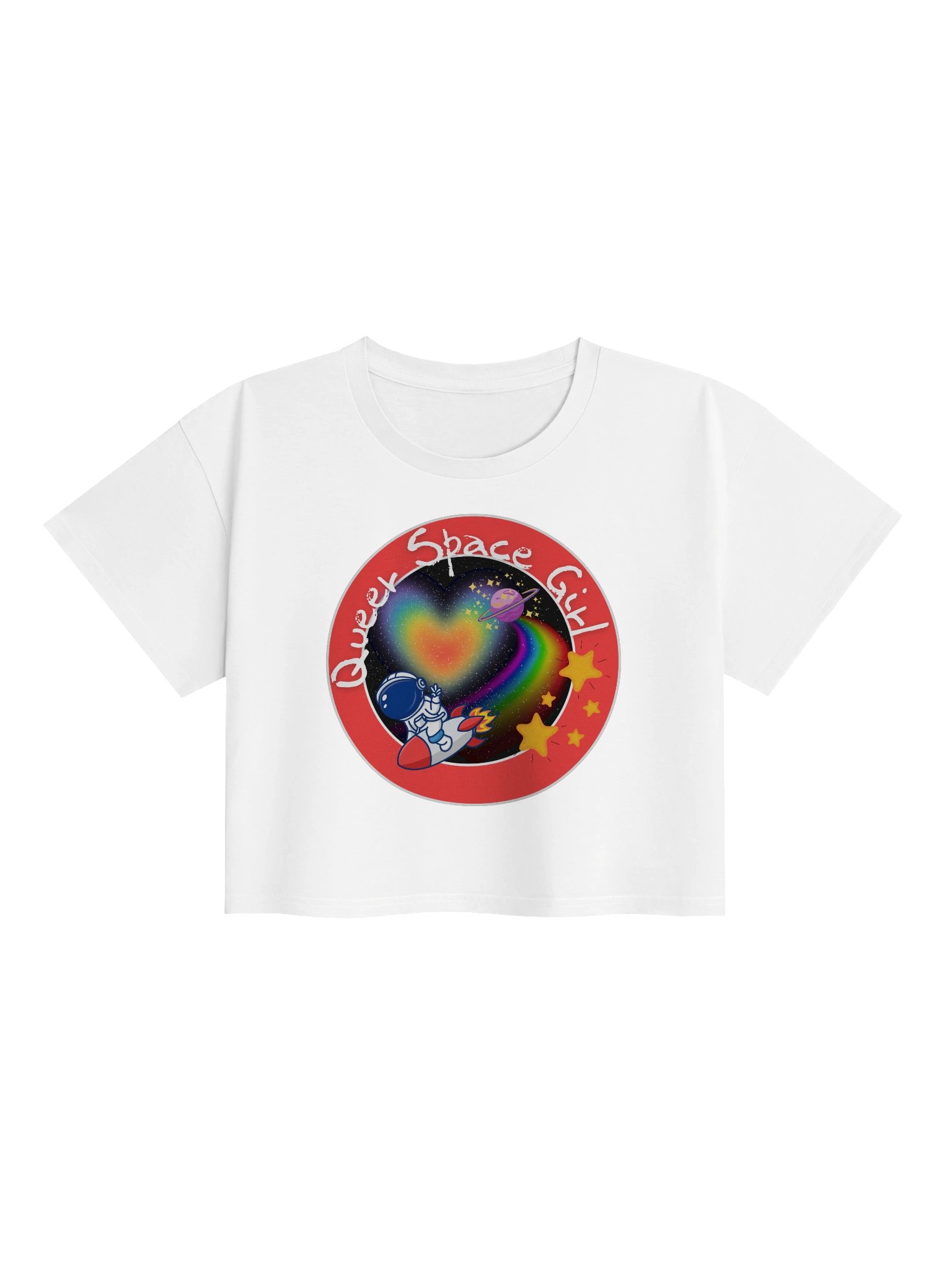 Queer Space Girl Crop Top product image (2)