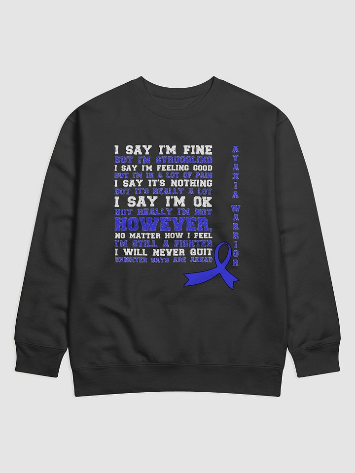 Ataxia Warrior Sweatshirt product image (1)