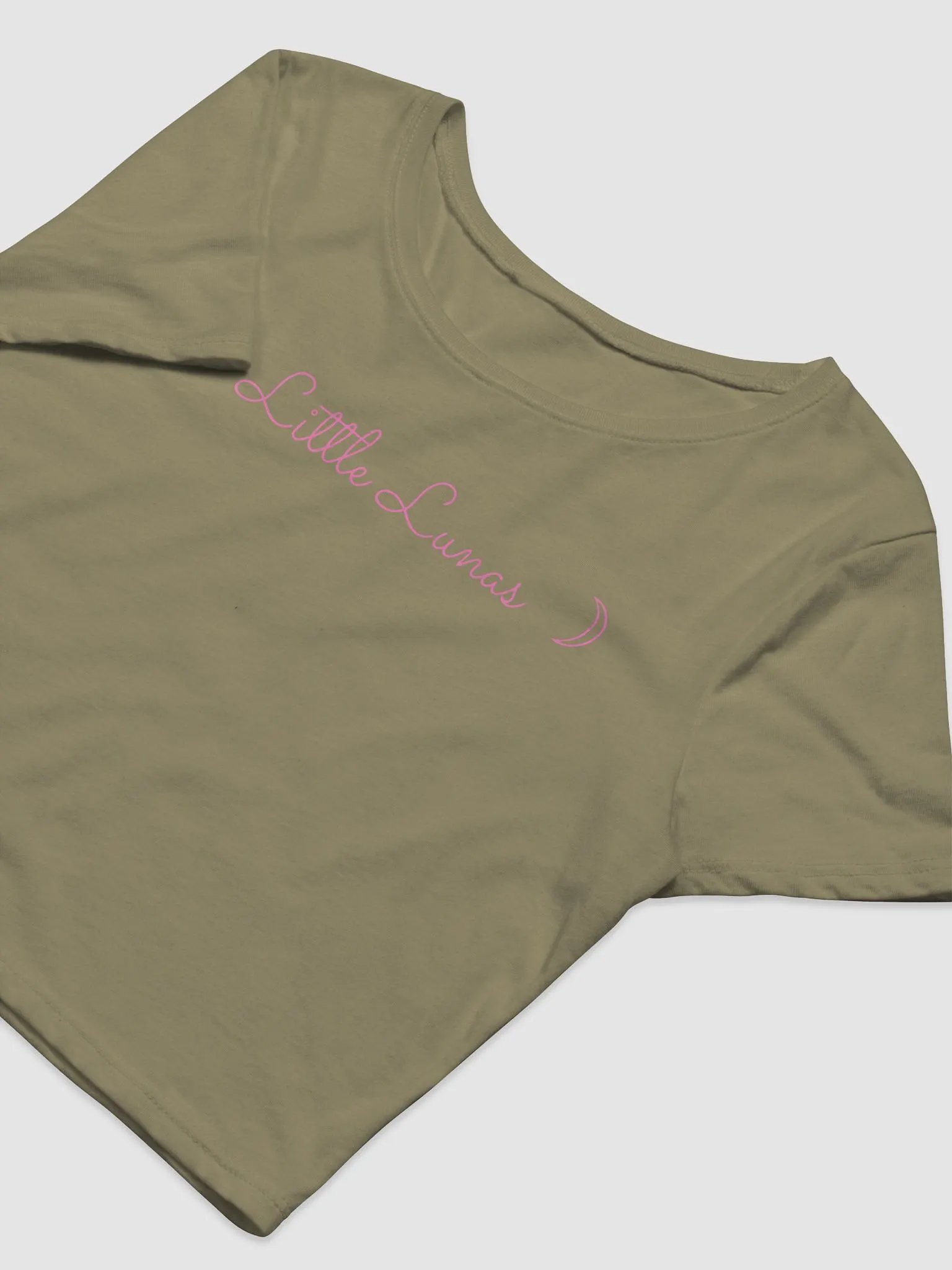 Little Lunas Cropped Tee - Pink product image (7)