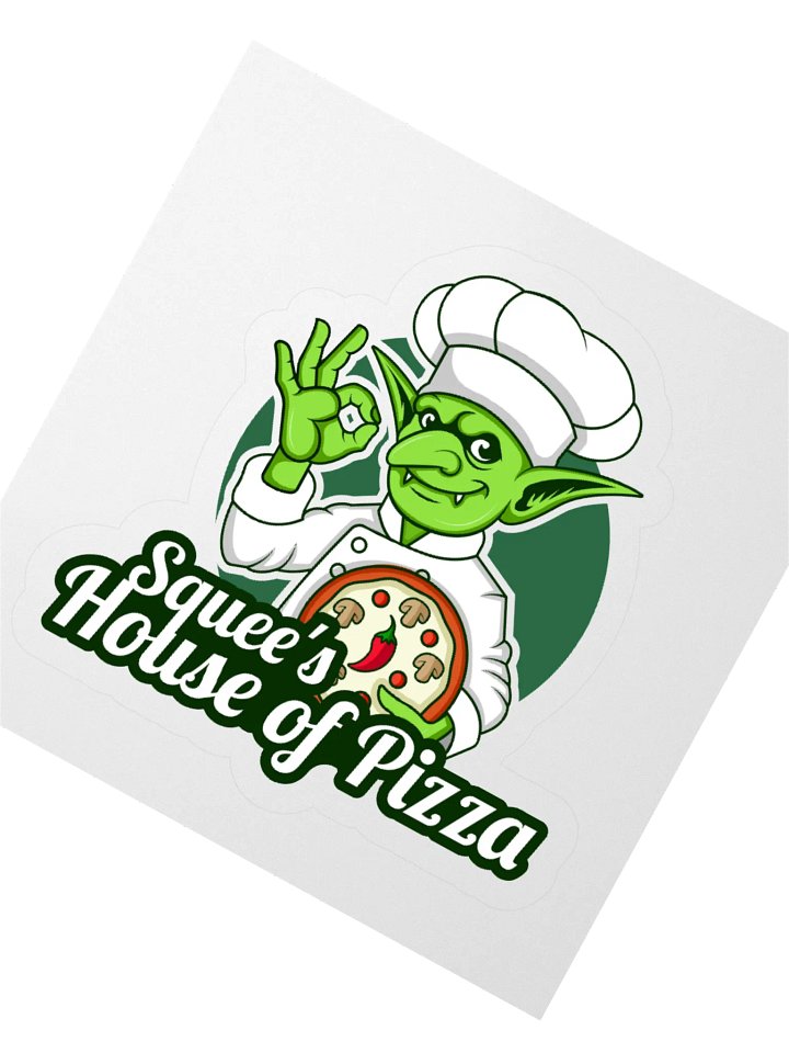 Squee’s House of Pizza Kiss-Cut Stickers product image (2)
