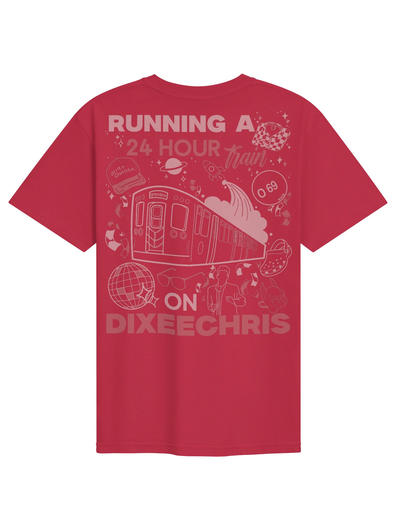 24hr Train Tee - Pink product image (7)