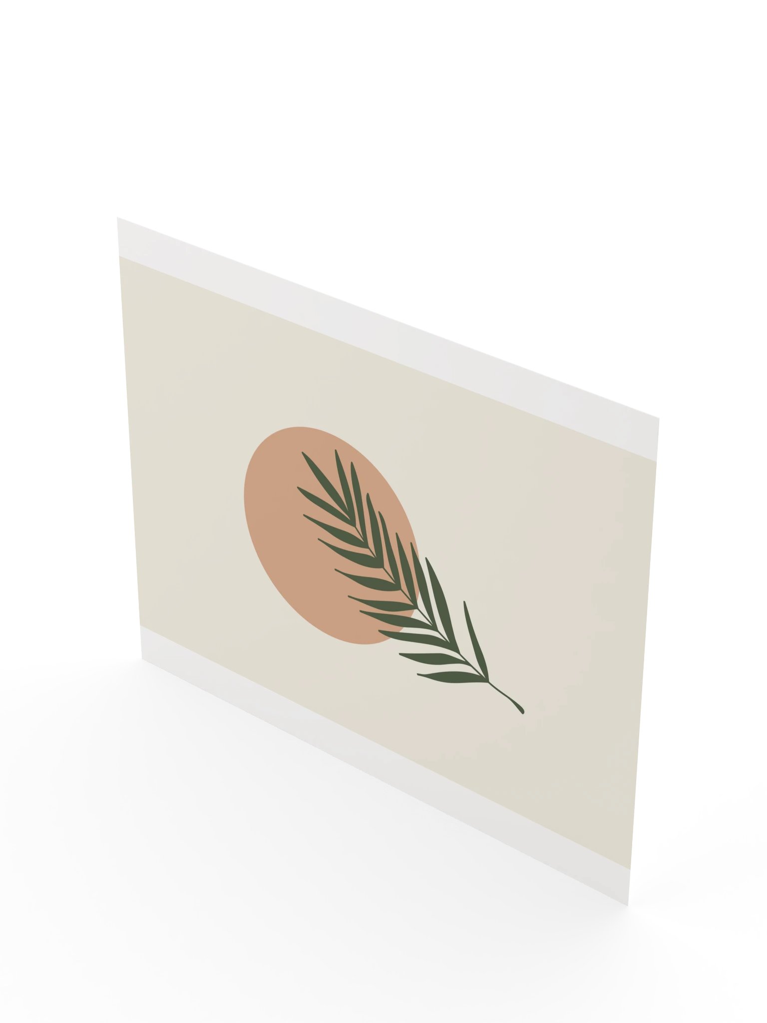 Boho Palm Leaf Sun Print | Botanical Bathroom Wall Art product image (10)