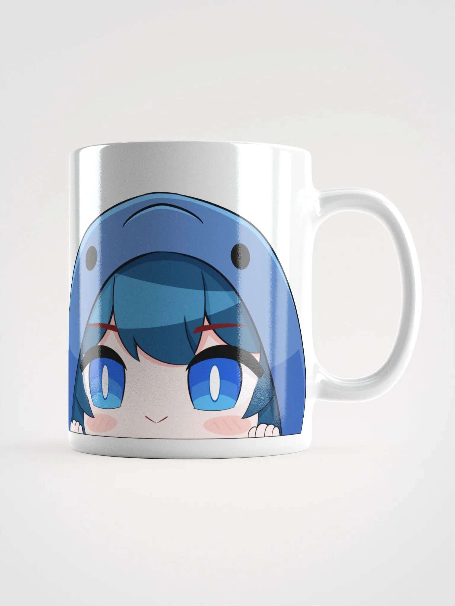 Dolphin Peeker Glossy Mug product image (1)