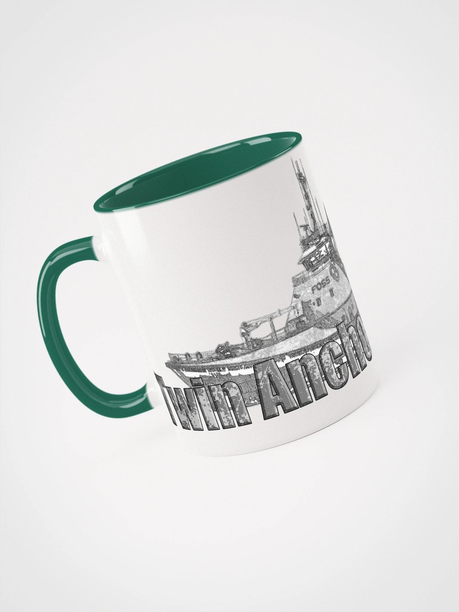 FOSS Tugboat Sketch & Twin Anchor Mug 11oz & 15oz product image (3)