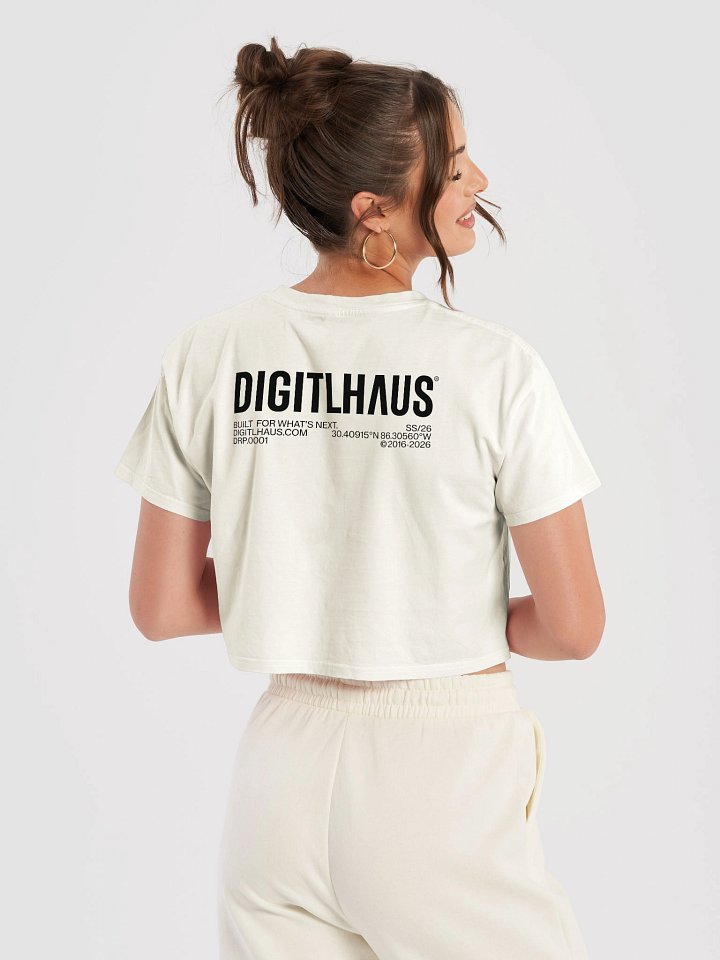 DigitlHaus Agency Women's Crop - Cream product image (1)