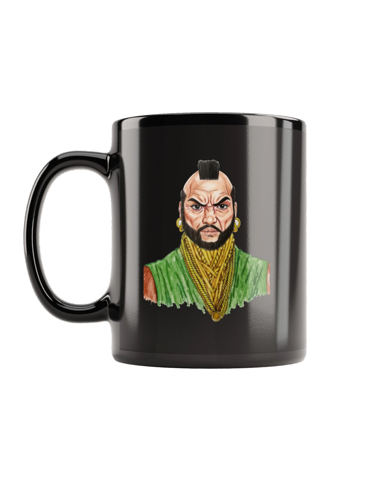 Gold Chains & Attitude — Character Portrait Mug product image (1)