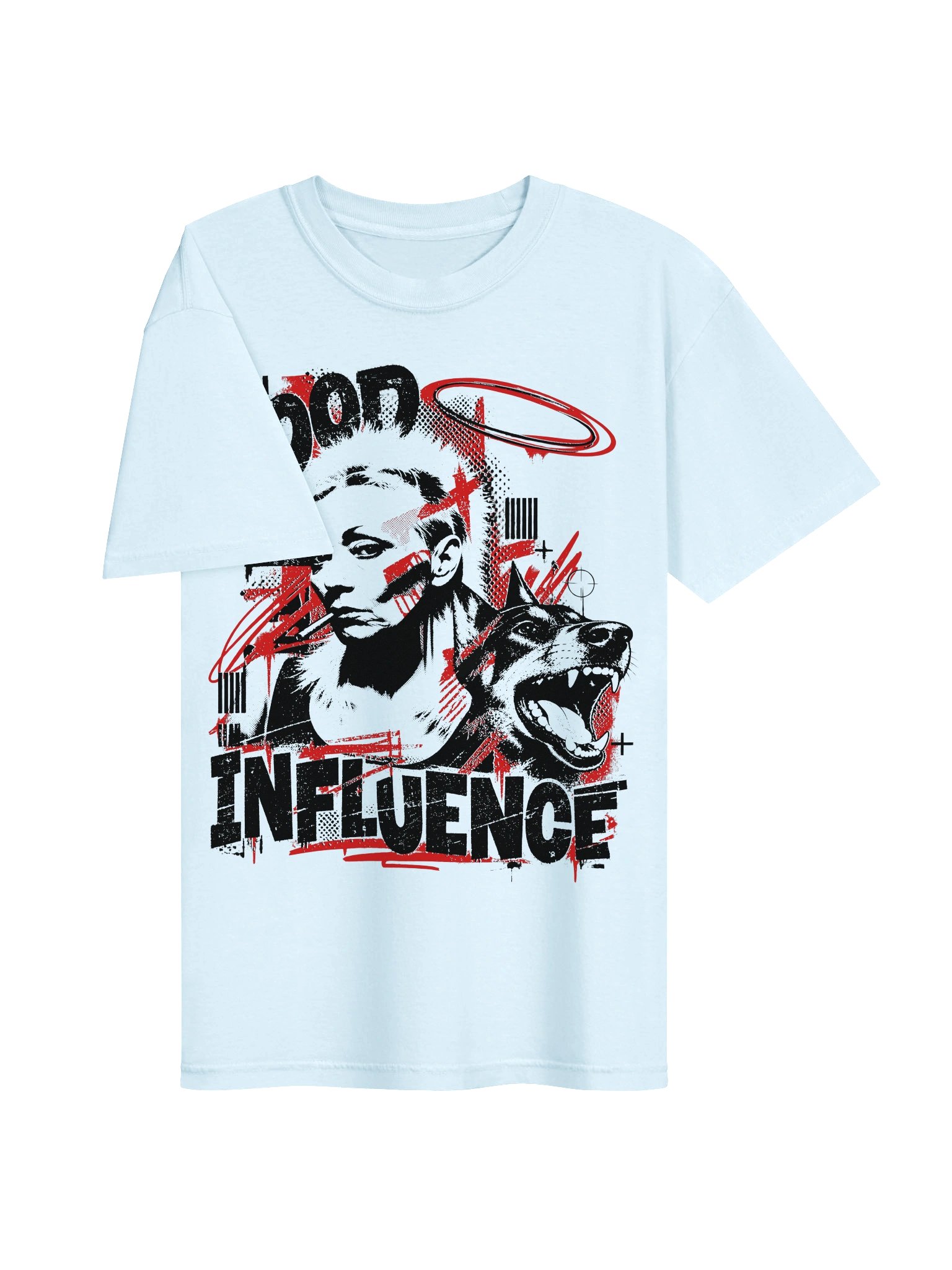 Questionable outcome. Good influence. Heavyweight Vintage Graphic Tee product image (45)