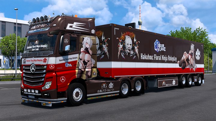 [ETS2] IJN Hakuhou (Floral Ninja Roleplay) - Azur Lane [Combo Skin] product image (2)