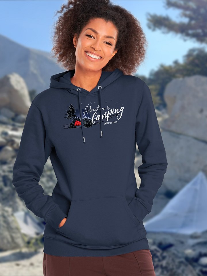 Eco Hoodie - Dark - Adventure is Camping product image (1)
