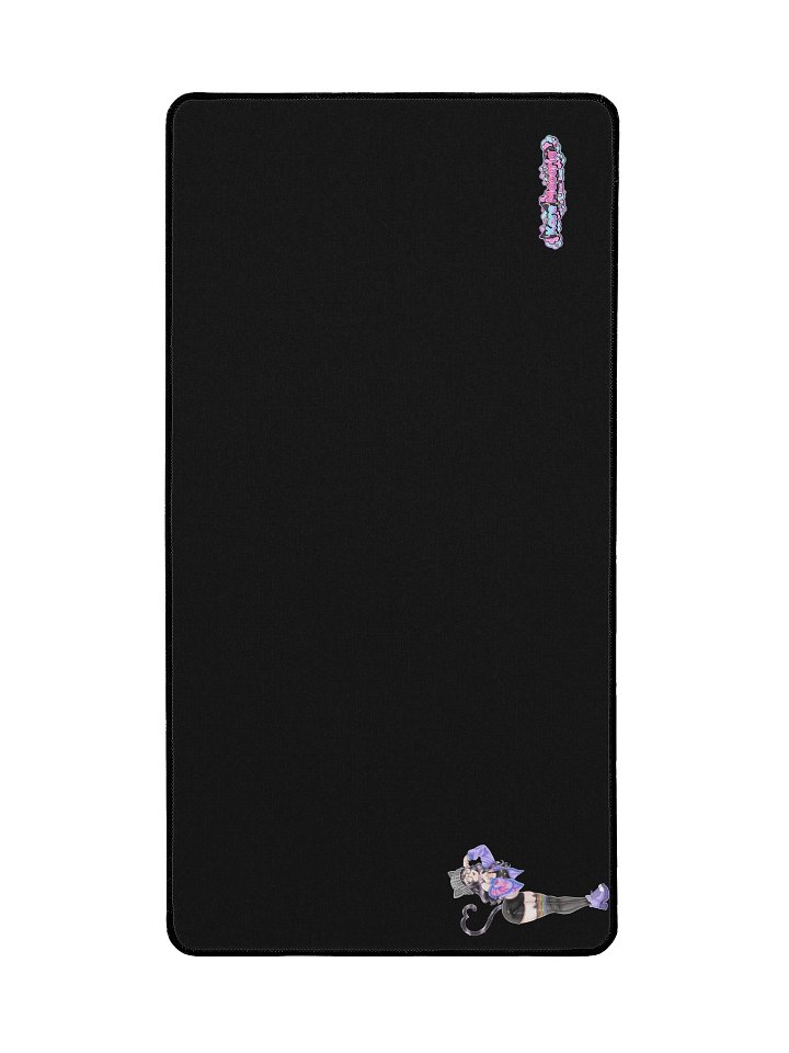 Curlicue Desk Mat (Black) product image (2)