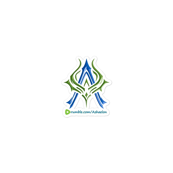Ashaelon Logo White Die-Cut Stickers product image (2)