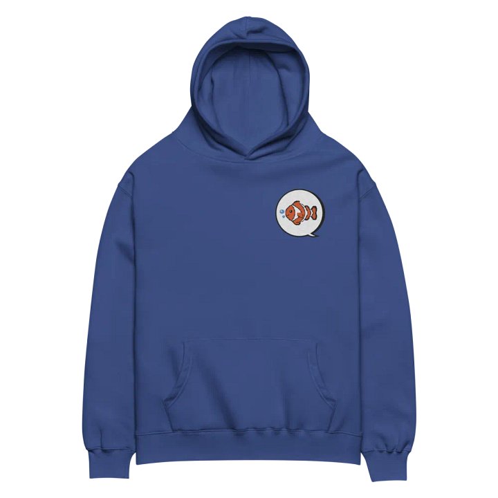 Clownfish TV Embroidered Unisex Oversized Hoodie product image (12)
