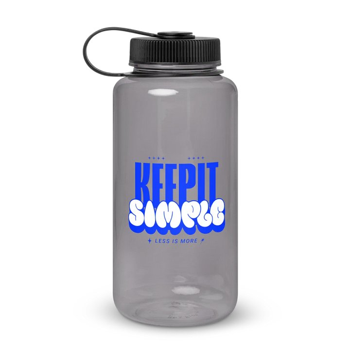 Wide Mouth Plastic Water Bottle product image (1)