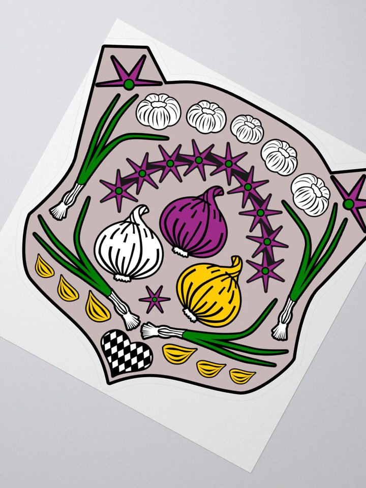 An Allegiance of Alliums Sticker product image (2)