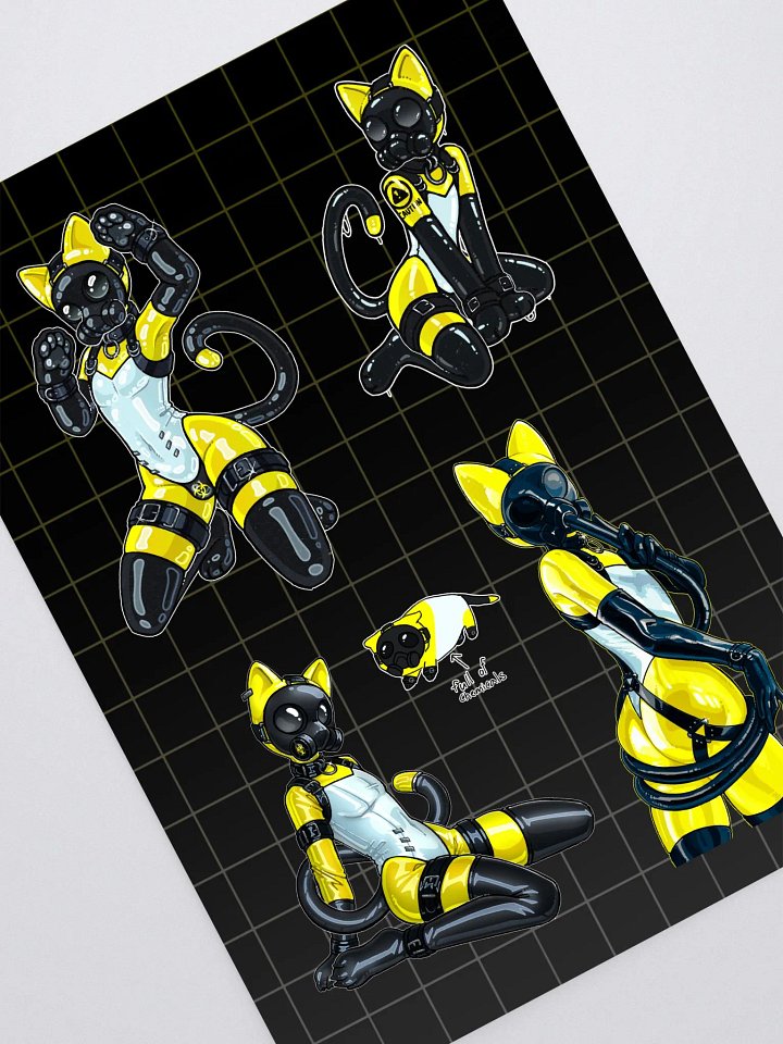 Hazmat Kitty (the full set) product image (1)