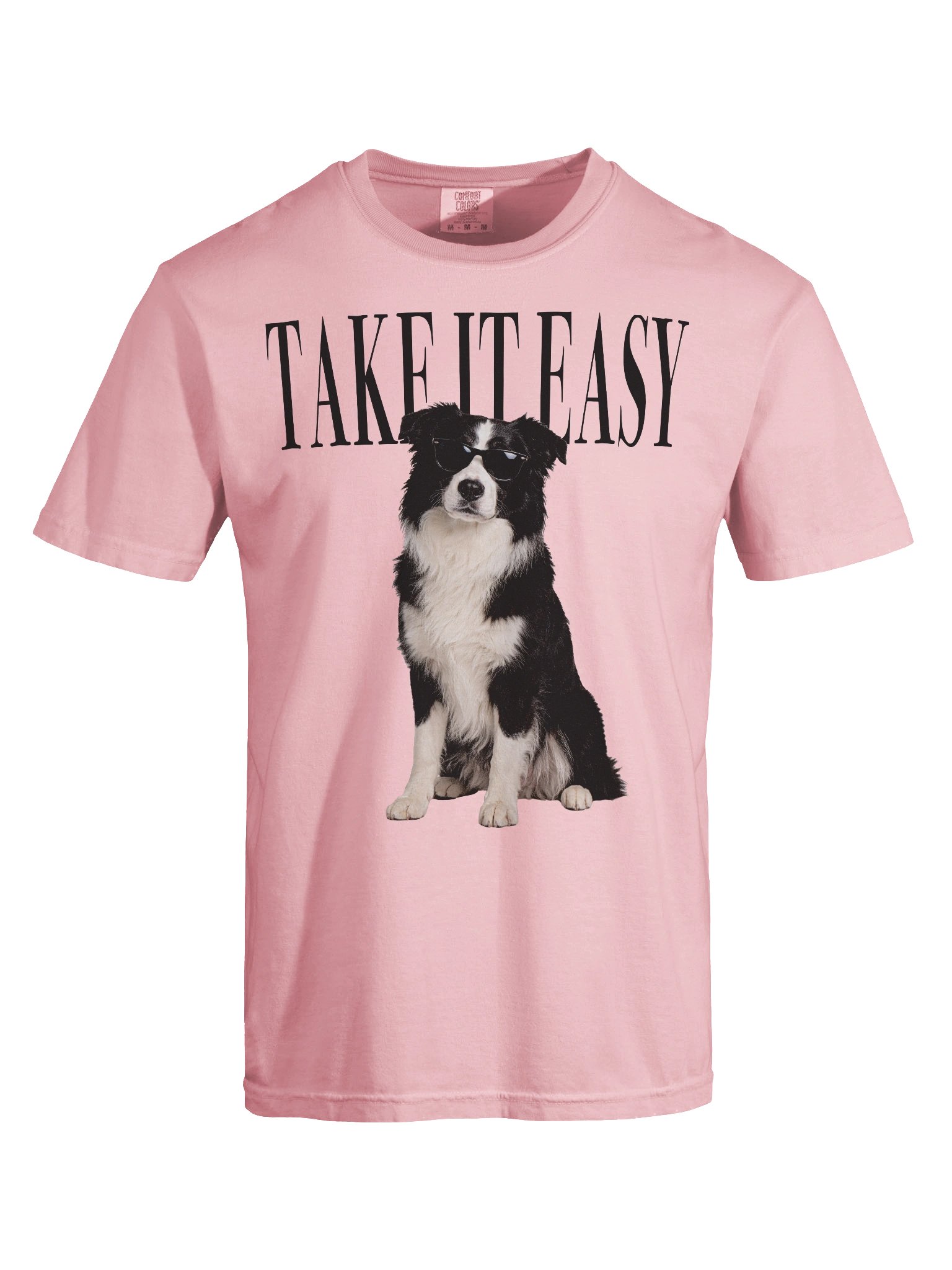 Take It Easy '90s Pop Vintage-Style T-Shirt for Australian Shepherd(Black & White) Lovers product image (10)