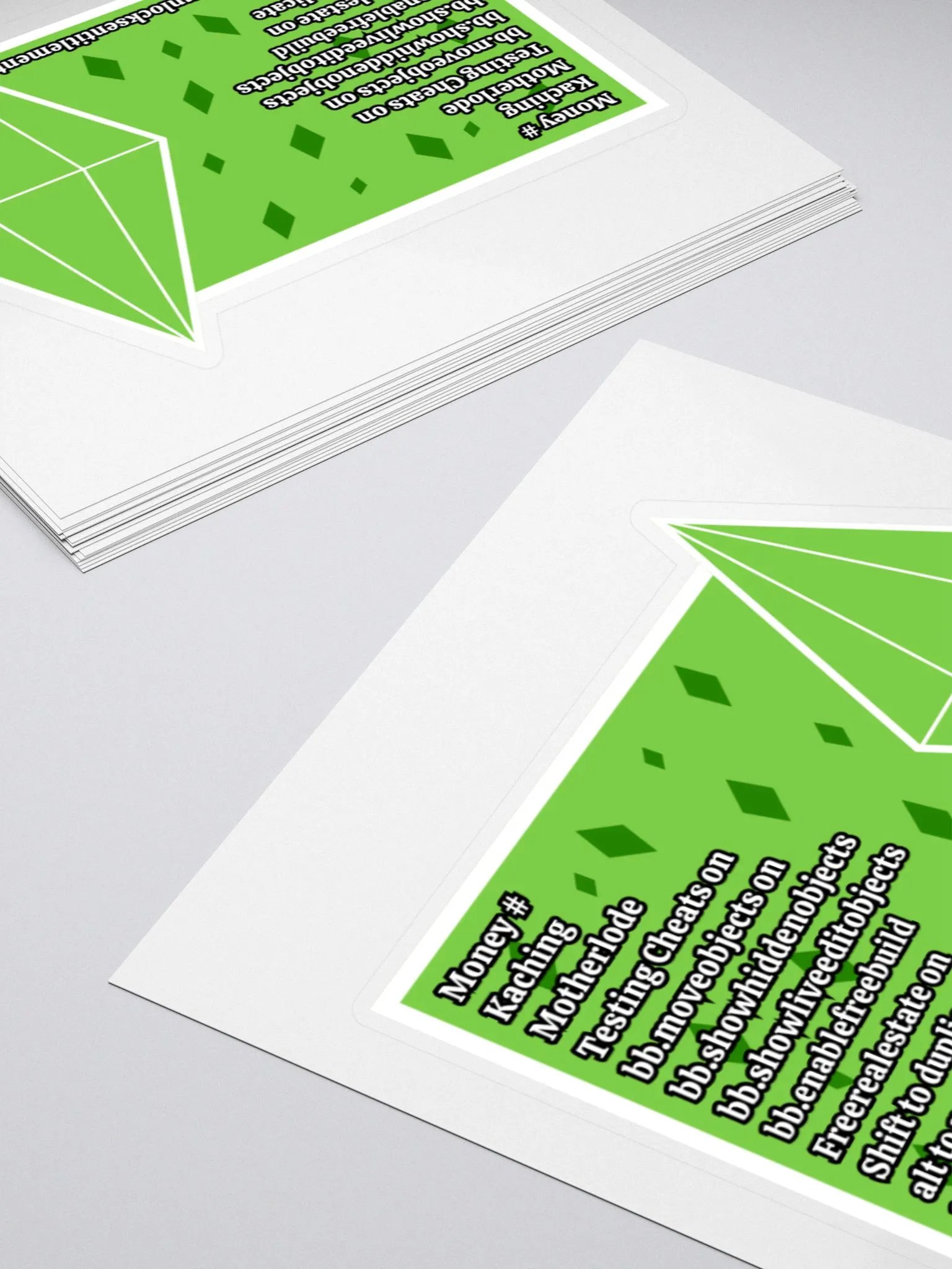 Sims Cheats Sticker - Green product image (4)