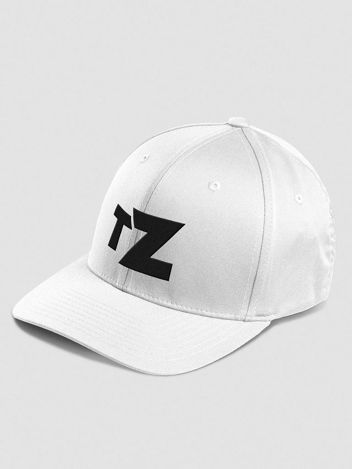 Team Zok Black on White Flexfit Stretch Cap product image (2)