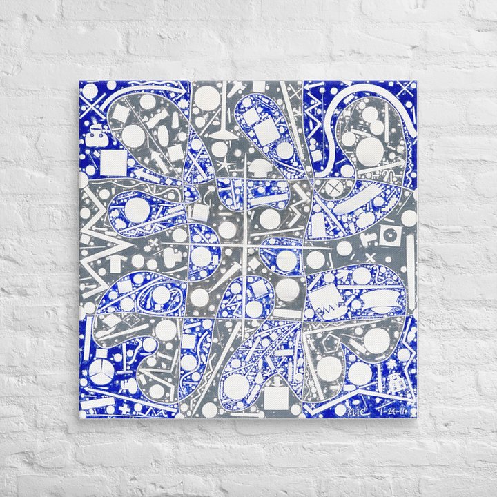 Cartoon Crankshaft (2011) on canvas (32" x 32") product image (6)