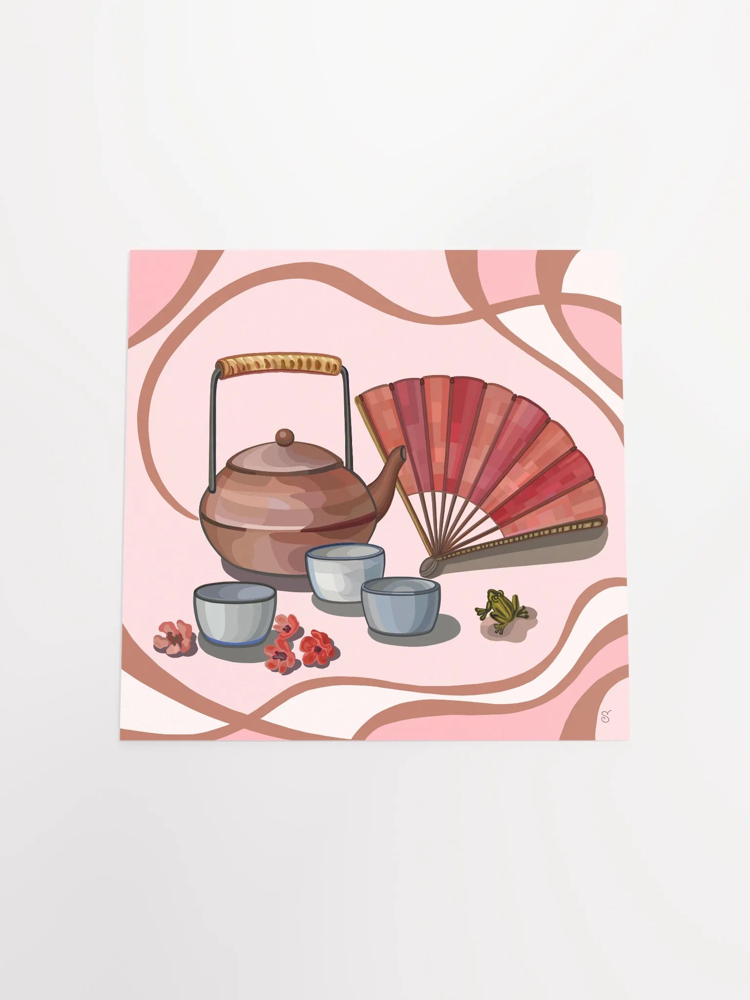 Tranquil Teatime Delight Poster - Coffee Shop No. 8 product image (4)
