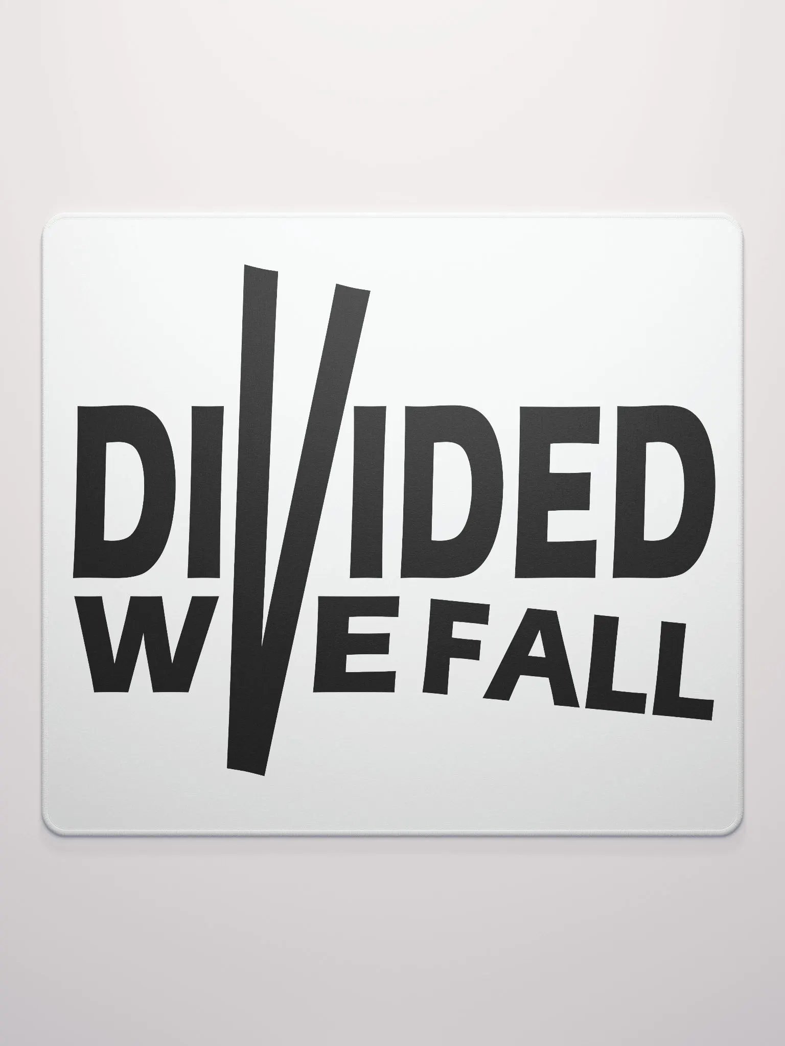 Divided We Fall - Black - Gaming Mouse Pad product image (1)