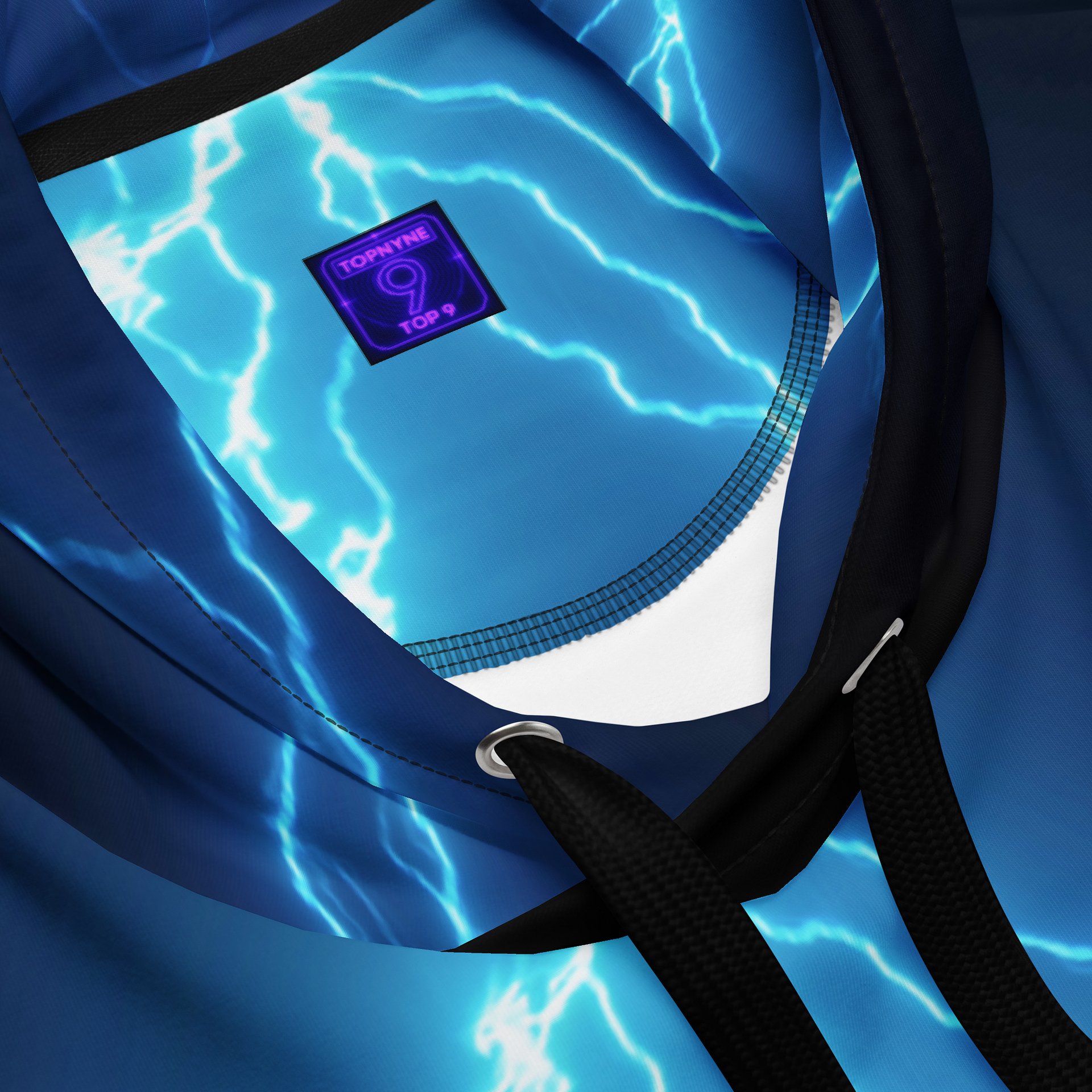 TOP NYNE Neon Lightning All-Over Hoodie product image (4)