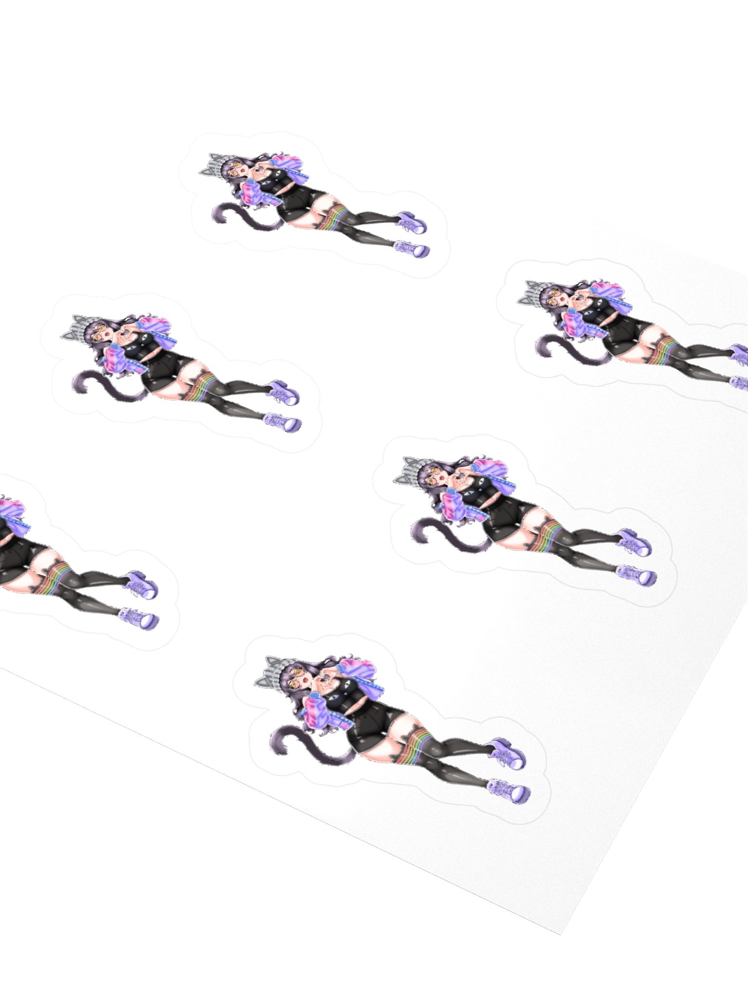 Hearts Stickers (White) product image (3)