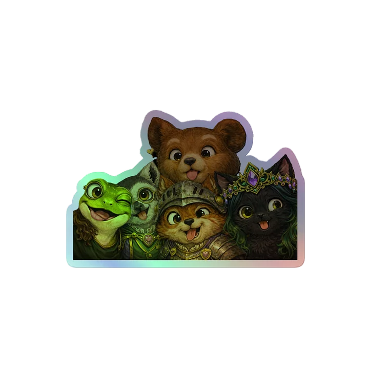 Kingdom Court 2 Holographic Sticker Set product image (2)