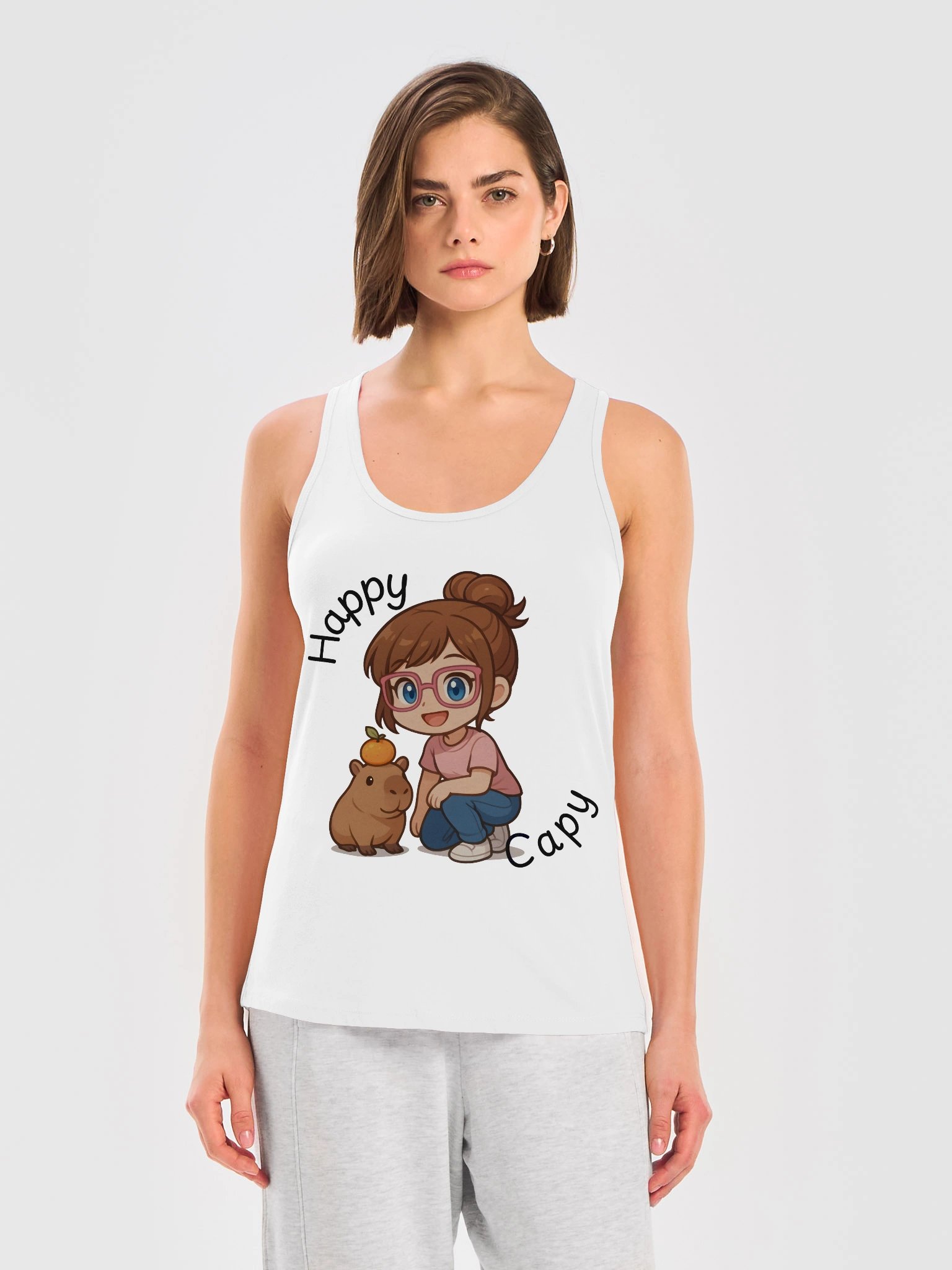 Happy Capy Tank Top product image (3)