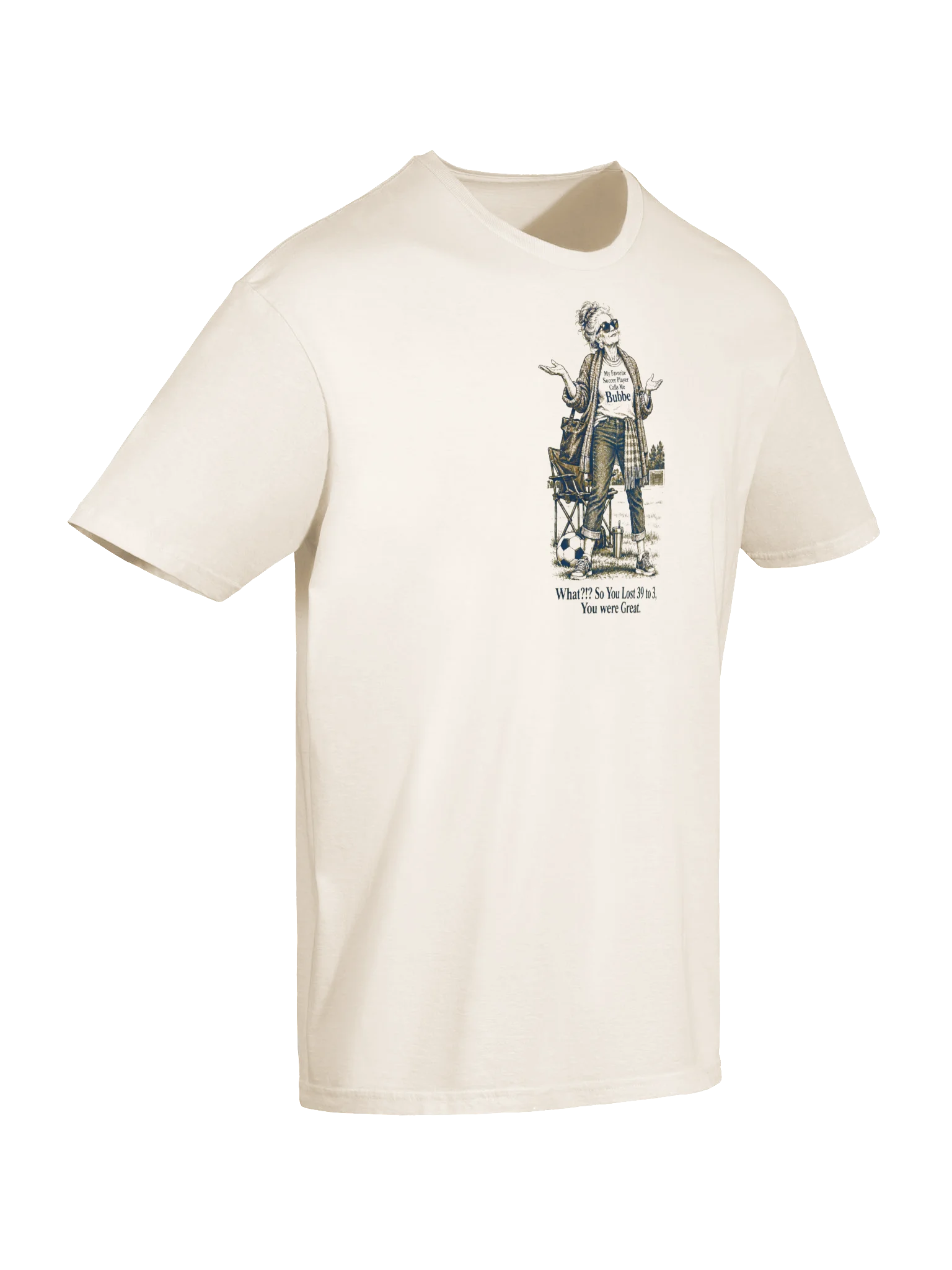 My Favorite Soccer Player Calls Me Bubbe Soccer Tee product image (6)